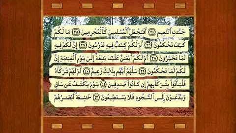 سورة القلم بصوت خاشع