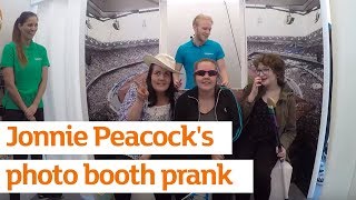 Paralympian Jonnie Peacock photo booth prank | Sainsbury's