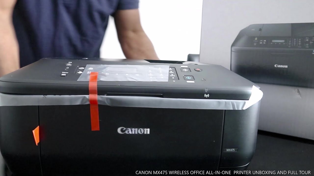 Kantine favorit Ræv CANON MX475 WIRELESS OFFICE ALL- IN -ONE PRINTER UNBOXING AND FULL TOUR -  YouTube