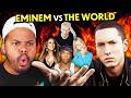 Adults react to eminem diss tracks and beef  choose a side