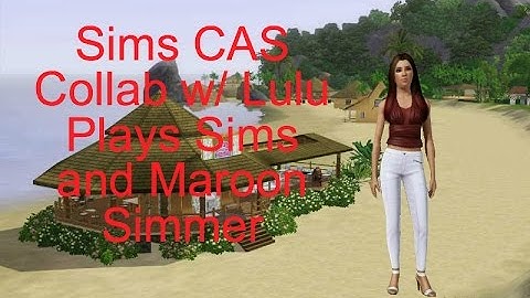 The Sims 3: Create a Sim -- Summer inspired (Collab w/ Luluplaysims & MaroonSimmer)