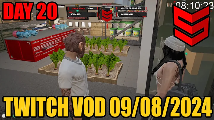 PART 1: 09/08/2024 - SLEEP TIME | DAY 20 - UNCAPPED !SUBATHON | !subgoals | !GS | Hydra 🐍 !hydra