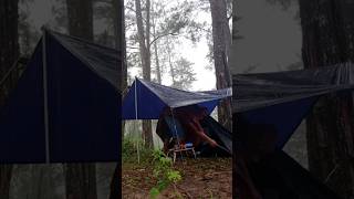 camping Real heavy rain#campinglife #campinginheavyrain #solocamping