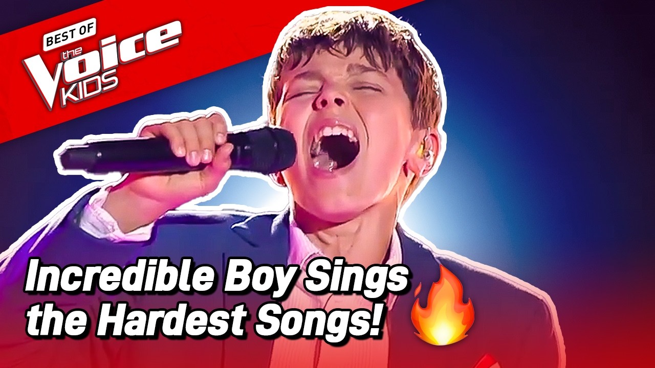 Coaches are BLOWN AWAY by His Vocals 😍 on The Voice Kids!