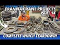 Complete Winch Teardown Franna Crane Project Part 14 Complete Winch Teardown Franna Crane Project Part 14