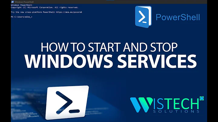 Powershell Tutorial: How to start and stop services in Windows Powershell