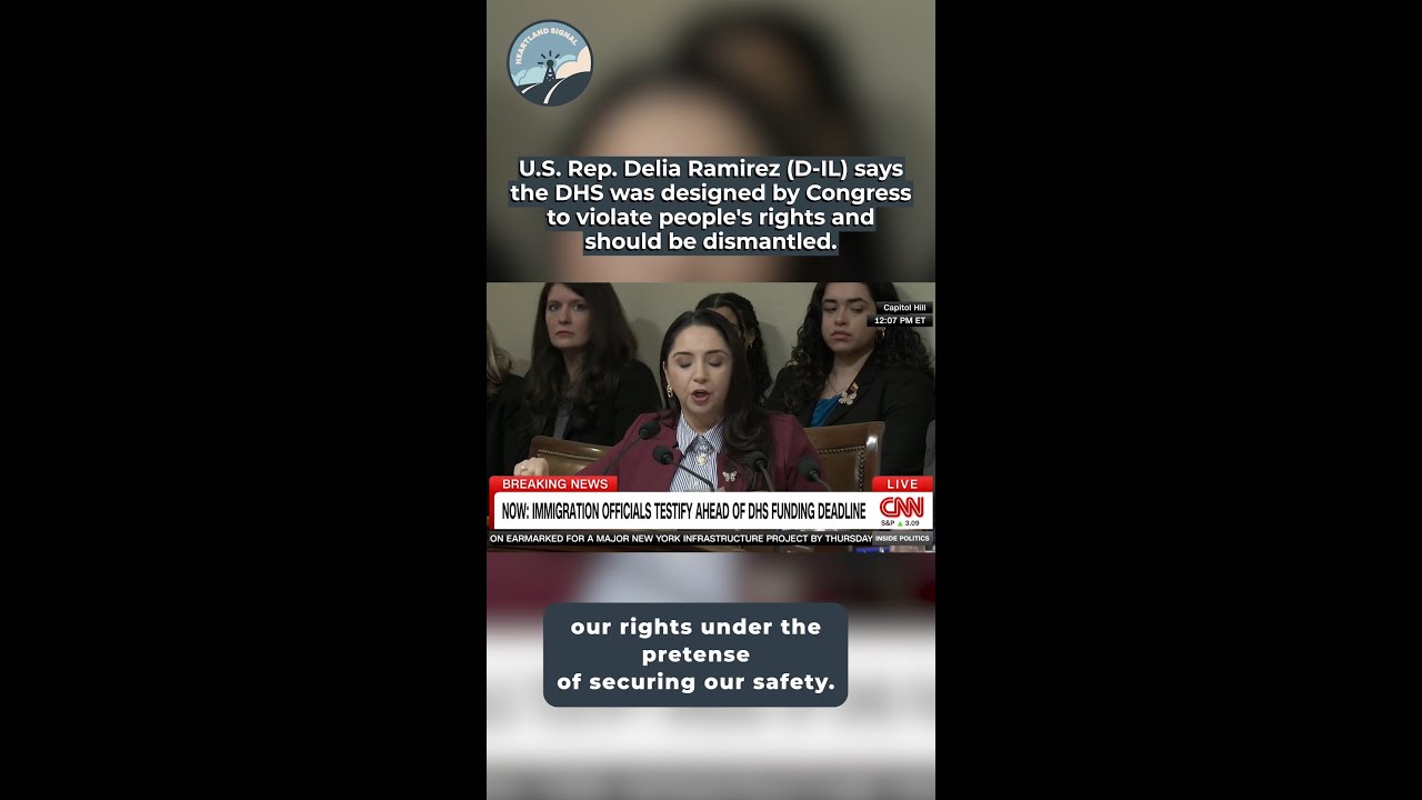 Delia Ramirez says DHS was designed by Congress to violate people's rights and should be dismantled