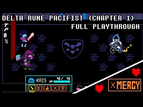 DELTA RUNE (Pacifist Route, Full Chapter 1 Playthrough) |Undertale Official Spin Off