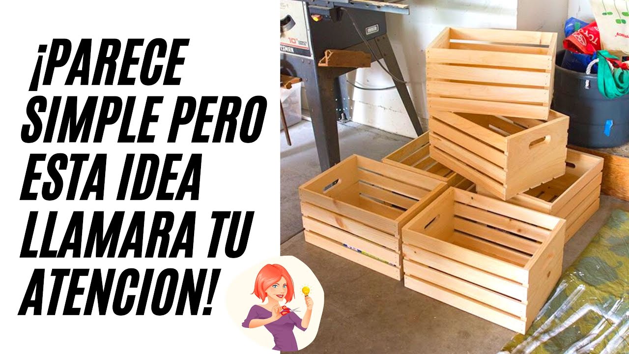 Que hacer con cajas de madera