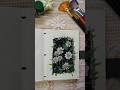 white flowers #acrelicflower #gouache #flowerpaintig #flowers #art #simplepainting #veryeasypaintin
