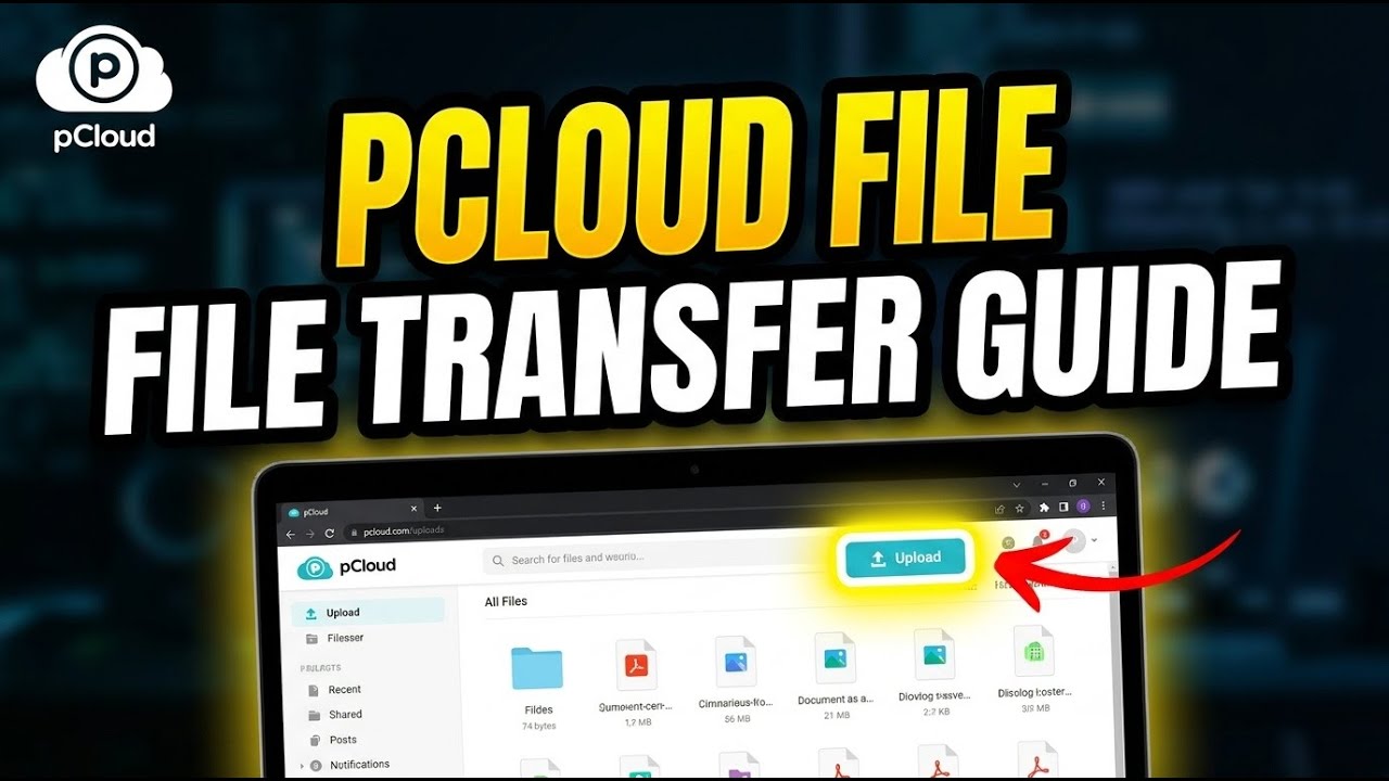 How to Transfer Files Using pCloud - Beginner Guide - YouTube