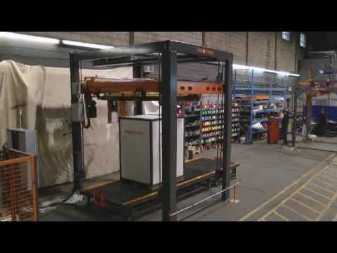 Rotary Ring Automatic Stretch Wrapper With Top Sheet Dispenser ...