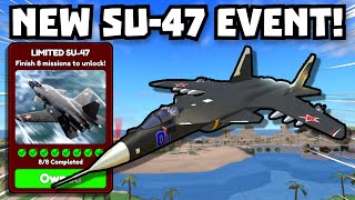 NEW SU-47 FIGHTER JET UPDATE IN MILITARY TYCOON ROBLOX!