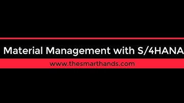 SAP S4 HANA MM Training - Goods Receipt for Purchase Order | SAP S4HANA Sourcing and Procurement