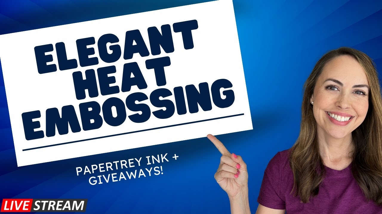 3 Heat Embossing Techniques for Sparkly Cards