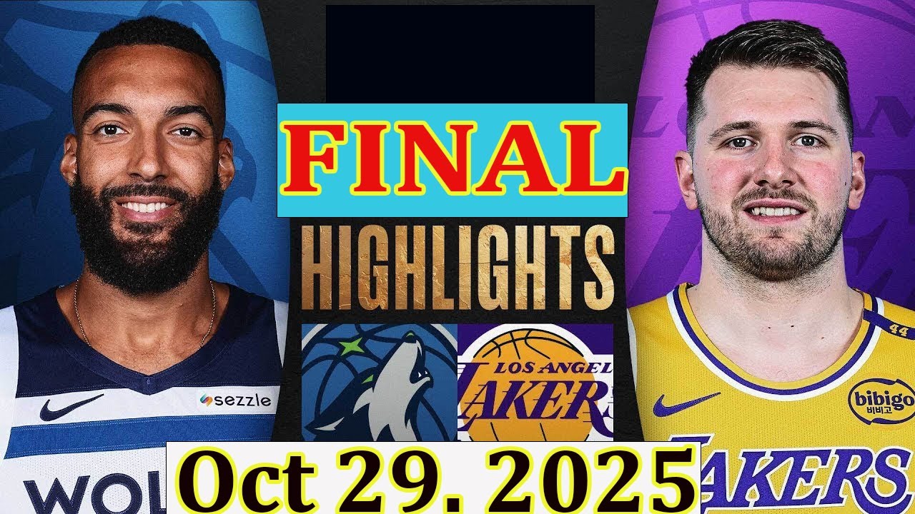 Minnesota Timberwolves vs Los Angeles Lakers FINAL Qtr Oct 29.2025 ...