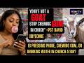 Church Debate that Has Many Christians Divided:  Is Pressing Phone, Chewing Gum,  in Church a Sin?