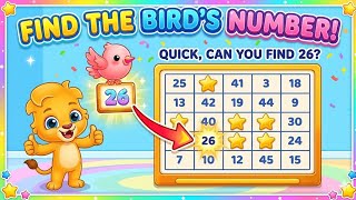 Find the Bird's Number! Quick Counting Game for Kids 🦁🐦🔢 screenshot 5