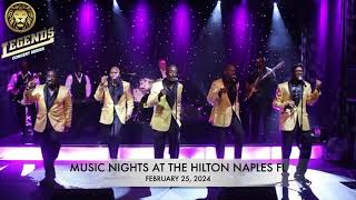 MUSIC NIGHTS AT THE HILTON  TEMPTATIONS FOUR TOPS 2- 25- 24