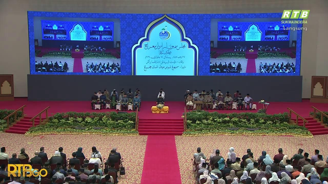 [LIVE]  Majlis Sambutan Isra' dan Mi'raj Peringkat Negara Tahun 1447 Hijrah.