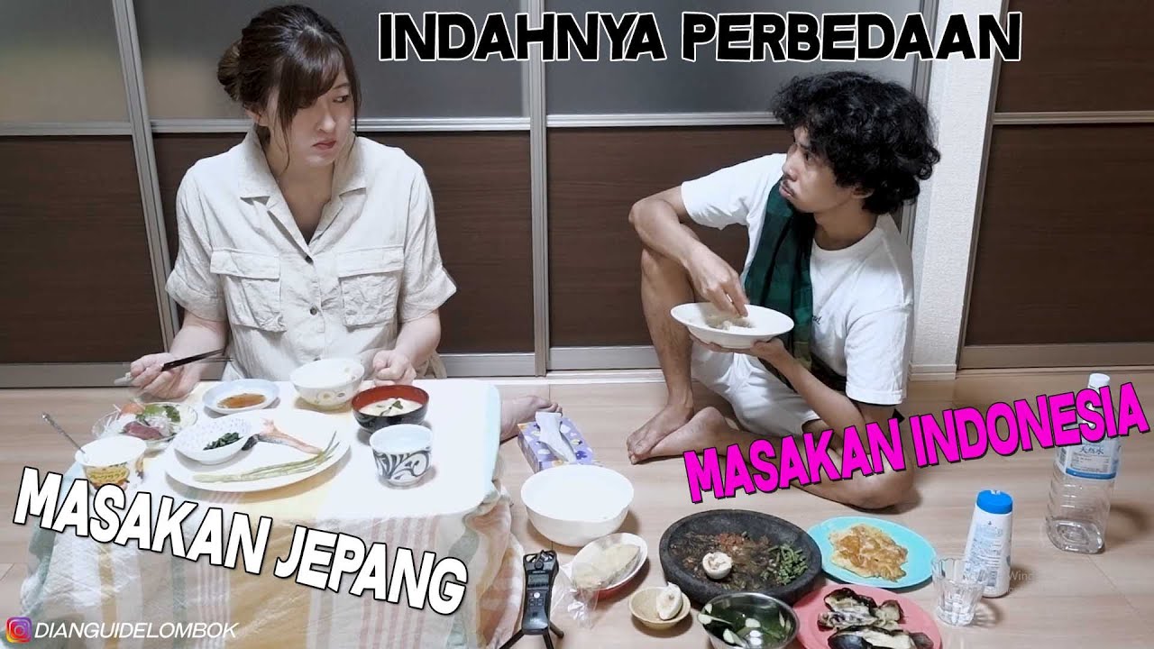 PERBEDAAN CARA MAKAN ISTRI JEPANG DAN SUAMI INDONESIA !
