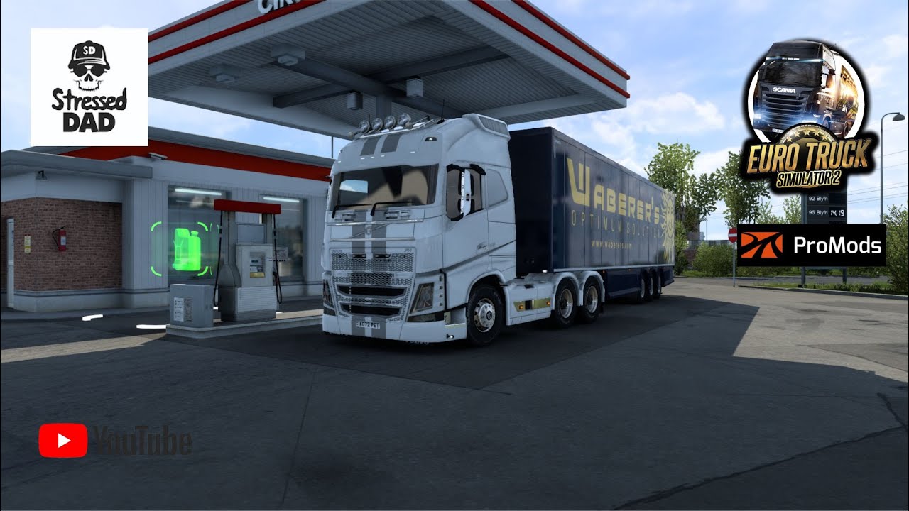ETS2 ProMods 2.65 Grimsby to Odense Euro Truck Simulator 2 Trucking Sim Gameplay YouTube