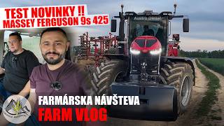 💪TEST NOVINKY !! 🔥  [ MASSEY FERGUSON 9s 425 = 425PS ] FARMÁRSKA NÁVŠTEVA#130