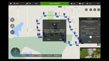 Waypoint Mission Using DJI GO app Flight of the Phantom 4 at Avondale Park FPV Tuesday September 20,