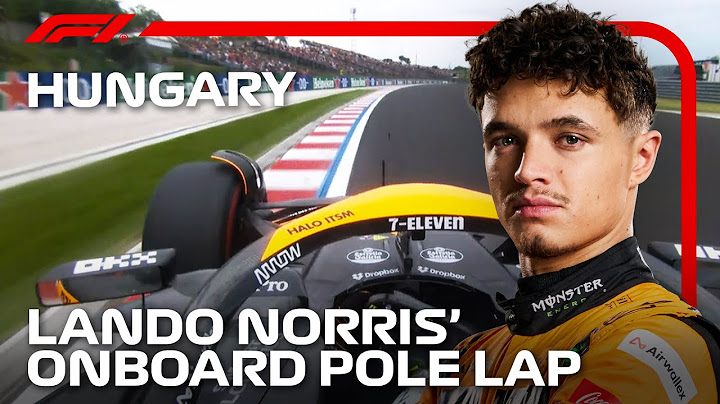 Lando Norris' Pole Lap | 2024 Hungarian Grand Prix | Pirelli