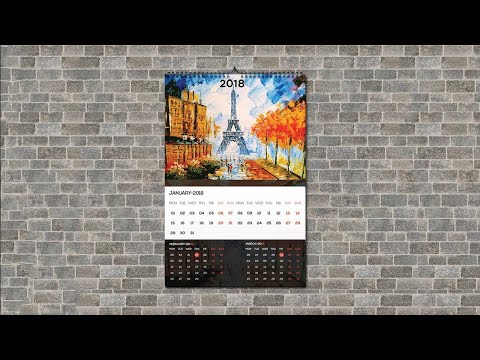 Hướng dẫn tự thiết kế lịch treo tường bằng Adobe illustrator