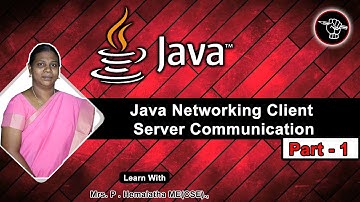 Java Networking Client server Communication | Networking Concept Program | Part - 1 | Tamil Academy
