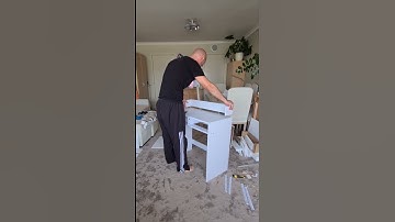 Makeup Vanity Table Assembly ✨ | Satisfying Build