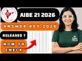 aibe 21 answer key 2026 | all india bar examination 21 answer key 2026