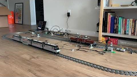 Automated LEGO Trains - 100% Pure LEGO Solution (#2)