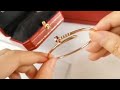 How to open Cartier Juste Un Clou Slim Bracelet
