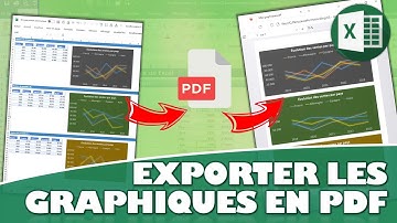 Comment exporter un ou plusieurs graphiques dans un fichier PDF Excel ?