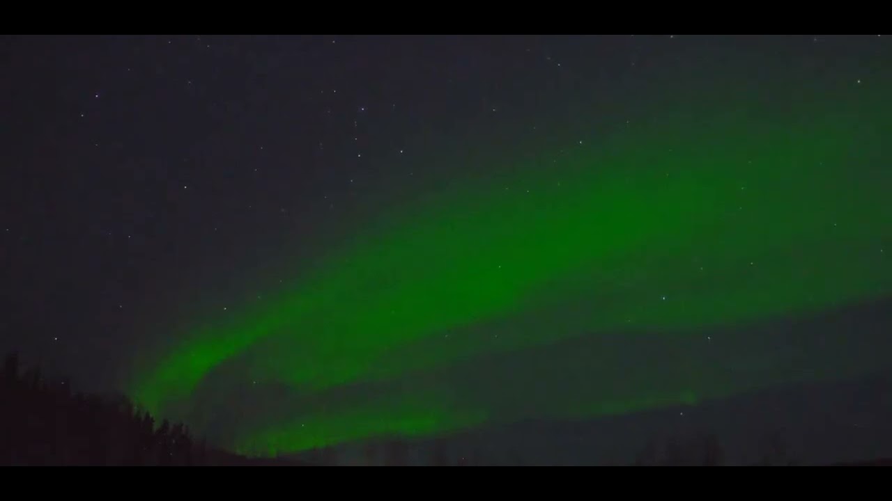 オーロラ (2026年2月8日, フェアバンクス・アラスカ) - YouTube