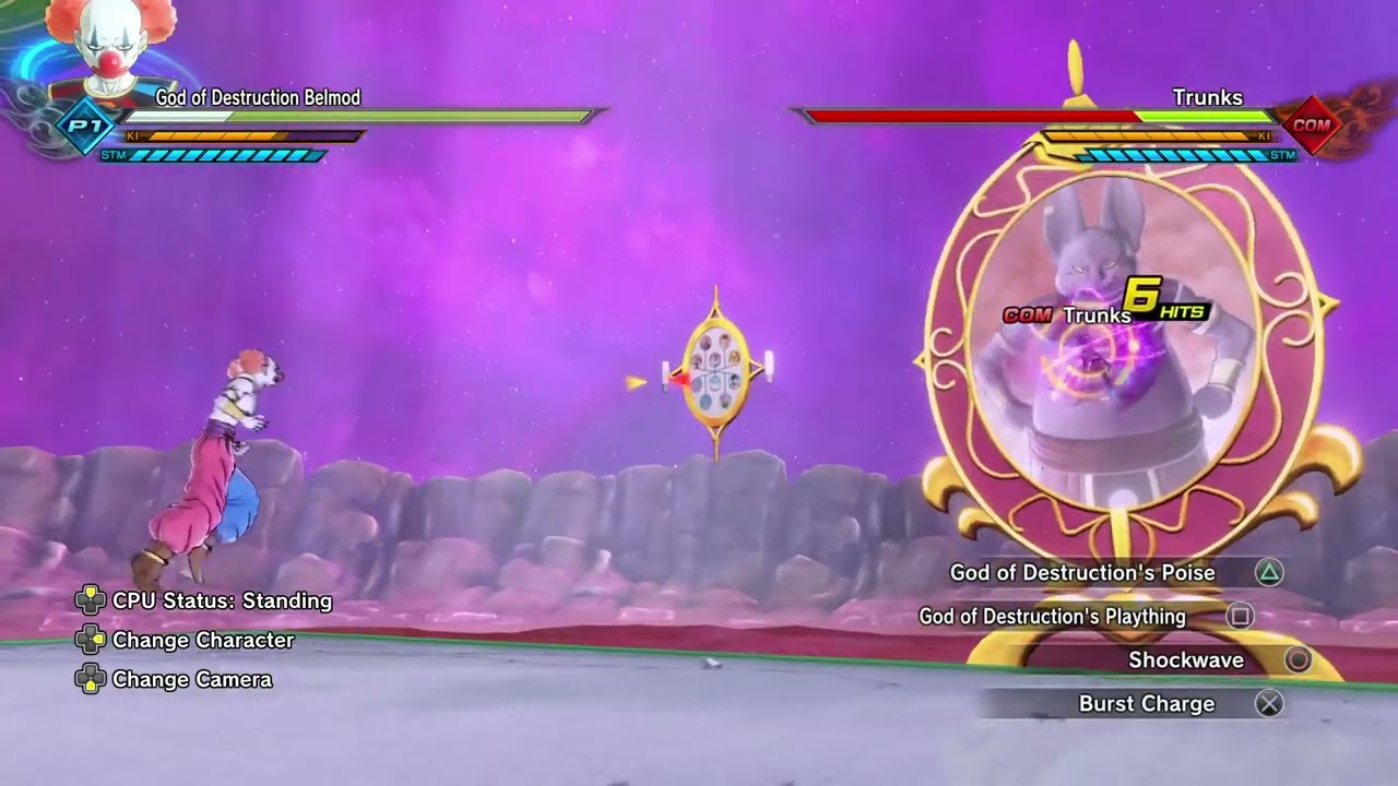 Xenoverse 2 Belmod God of destruction plaything after jab (BROKEN)