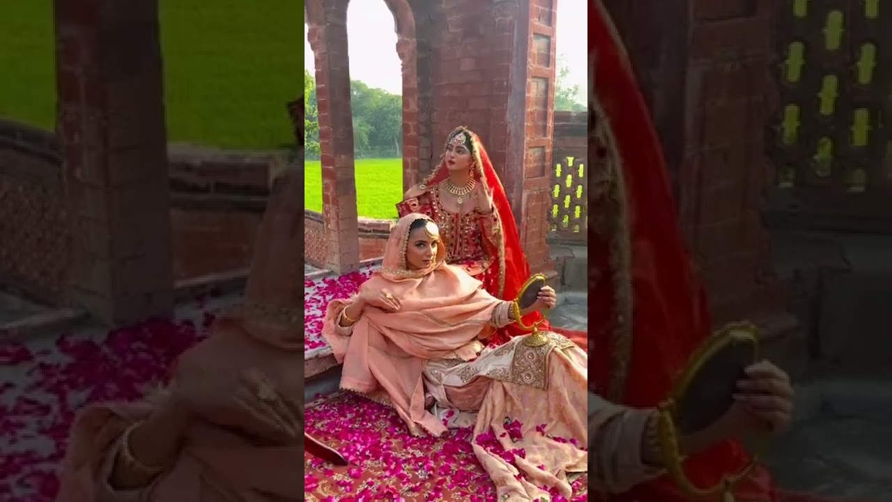 Ye jherili nazre🥰 panjabi Instagram reel panjabi suit  ❤ wedding outfit ideas#shorts