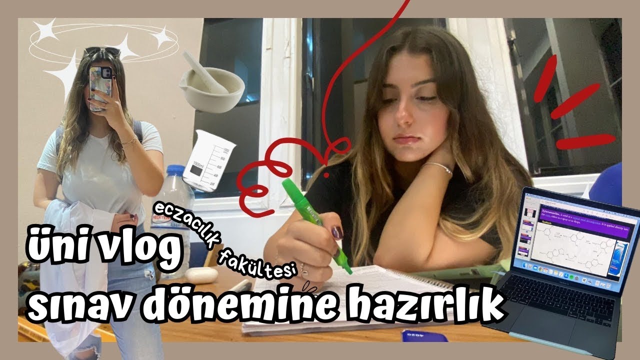 Eczacılık fakültesi ara sınavlarına hazırlanıyorum