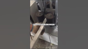 Square tube polishing machine Fully automatic rusty pipe derusting machine