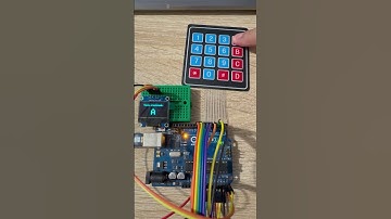Teclado 4x4 alfanumérico  #educación #arduino #electronica #mecatrónica #diy #maker