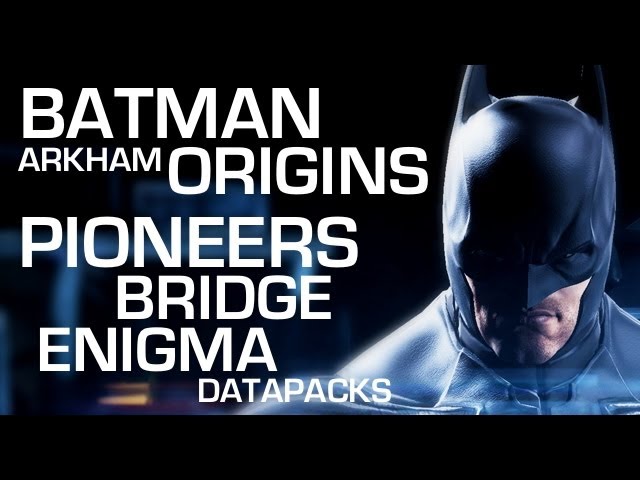 Batman: Arkham Origins Enigma Data Packs - Gotham Pioneers Bridge - YouTube