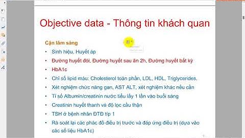 THỰC HÀNH DƯỢC LÂM SÀNG NÂNG CAO (ĐÁI THÁO ĐƯỜNG)