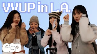 [VVlog] VVUP(비비업) in L.A. #1 | 우리 첫 뮤직비디오 찍으러 가요!🎬🎥 by VVUP 83,968 views 1 month ago 9 minutes, 15 seconds