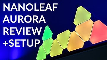 STEP UP YOUR LIGHTING GAME! Nanoleaf Aurora LED Smartlight Review & Setup Tutorial
