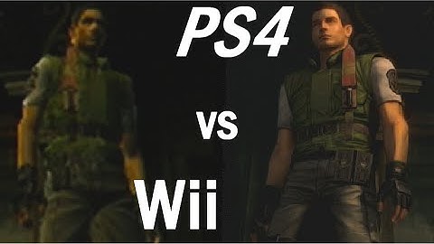 Resident Evil REmake PS4 vs Wii Graphics + Gameplay Comparison