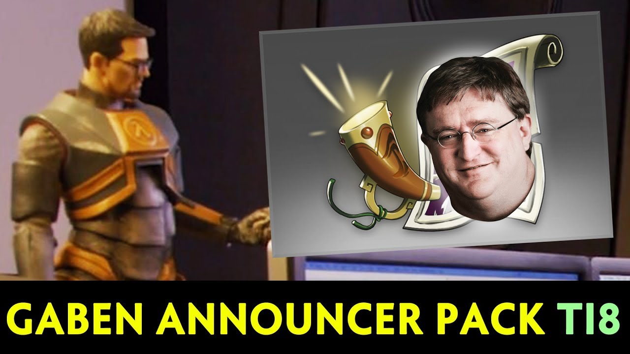 Gabe Newell Announcer Lines Added To Dota 2, He Believes In You - Game  Informer