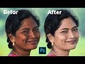 How to Change Colour in to Dark Skin to Light Skin | Step By Step  Photoshop Tutorial in HINDI