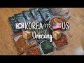 📦 한국에서 온 택배 | 엄마가 보내준 음식들 | 한국에서 미국으로🇺🇸🇰🇷